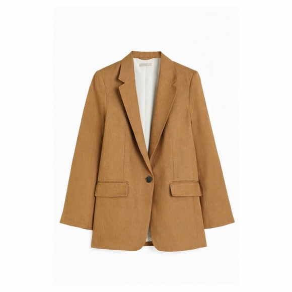 H&M Jackets & Blazers - h & m • linen blazer